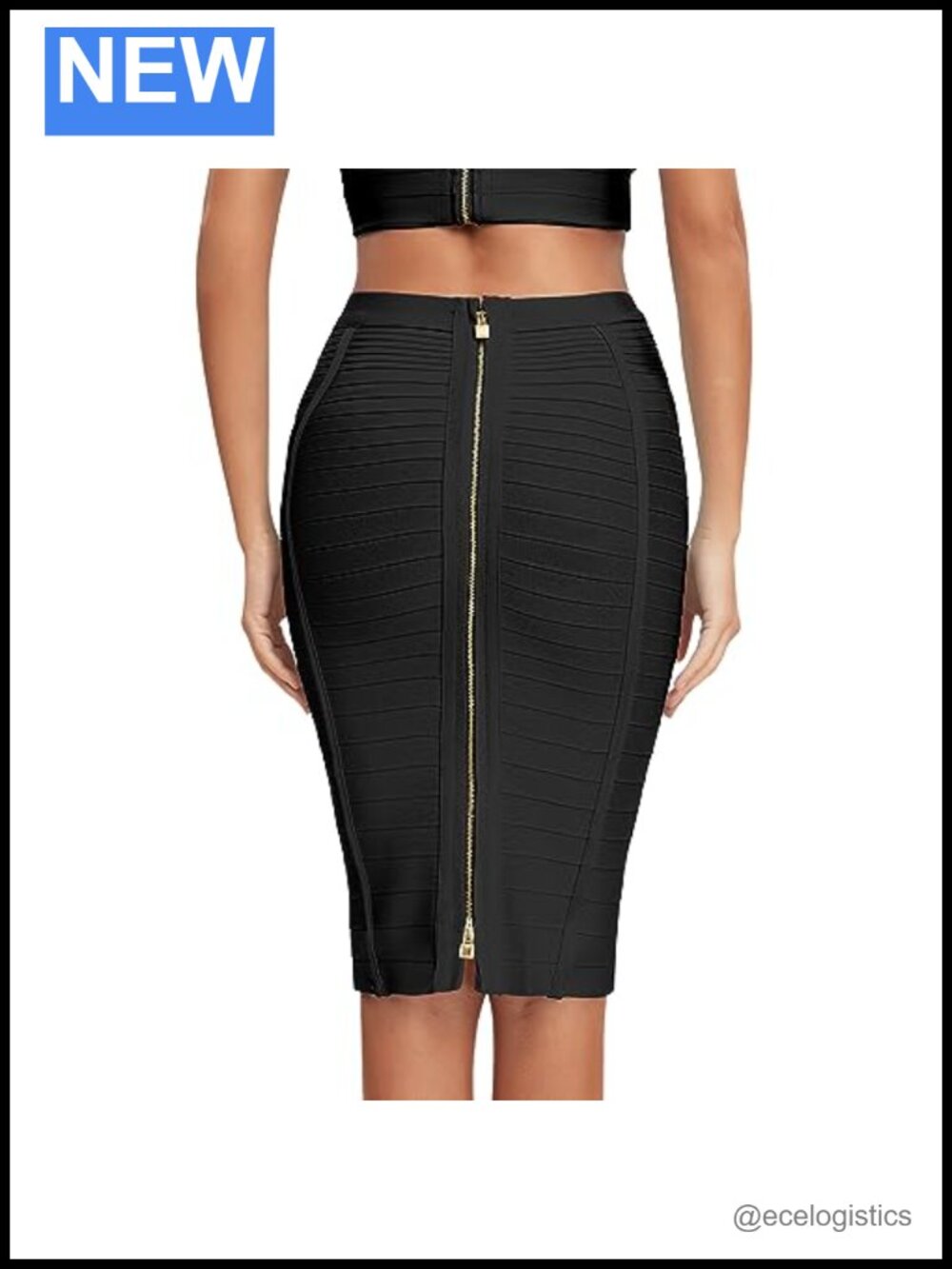 Luxe High Waist Pencil Skirt Bandage Stretch